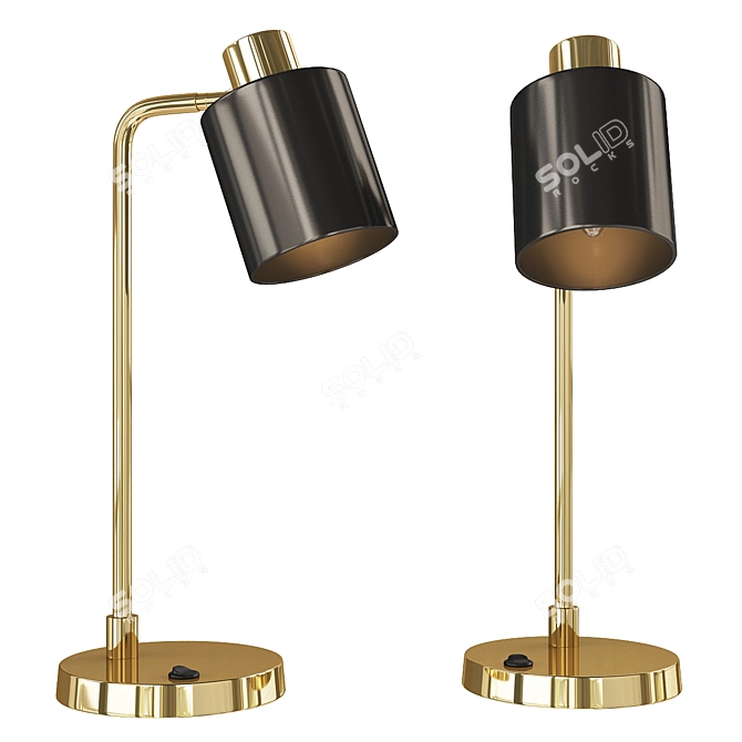 Saittajarvi Brass Table Lamp 3D model image 1