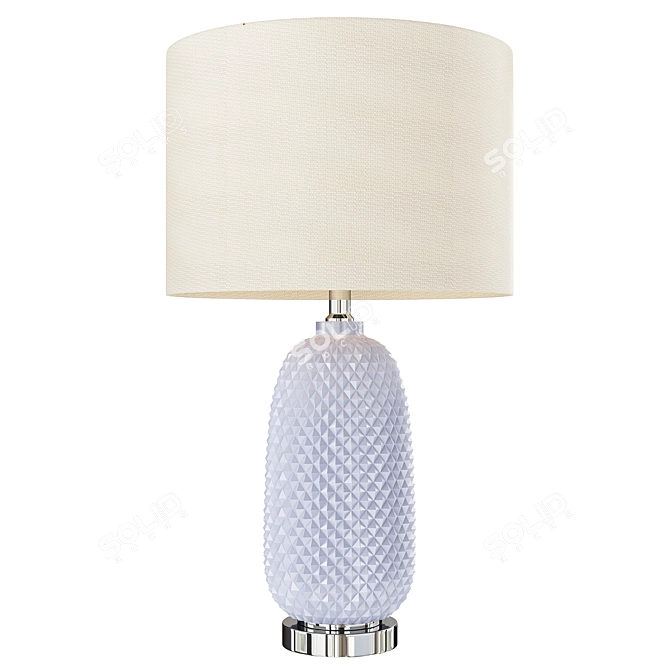 Pineapple Glass Table Lamp 3D model image 1