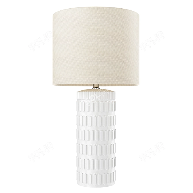 Elegant Tangela Ceramic Table Lamp 3D model image 2