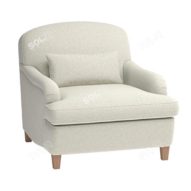 Elegant Tosconova Clayton Sofa 3D model image 2