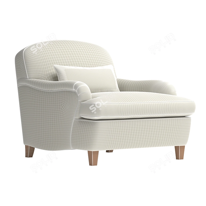 Elegant Tosconova Clayton Sofa 3D model image 5