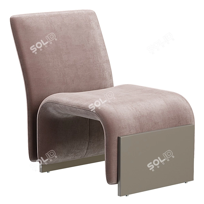 Sancal Diwan: Luxurious Armchair for Modern Spaces 3D model image 1