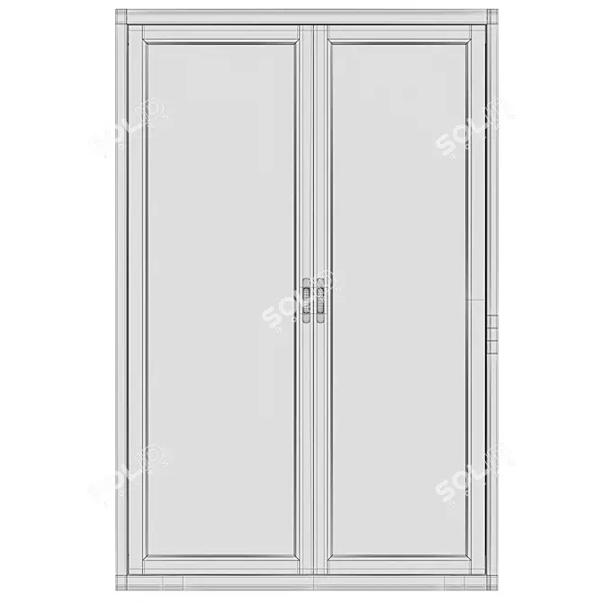 Modern Interior Door 3D model image 3