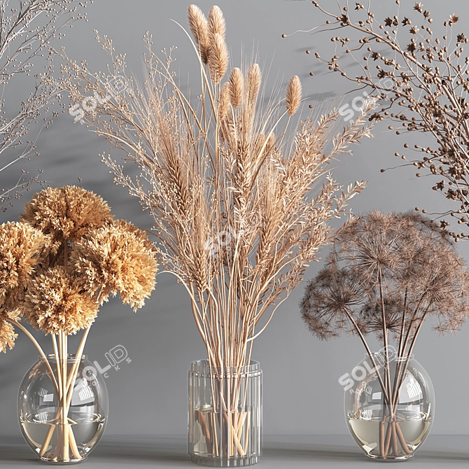 Collaction Plants Bouquet VRay 3D model image 5