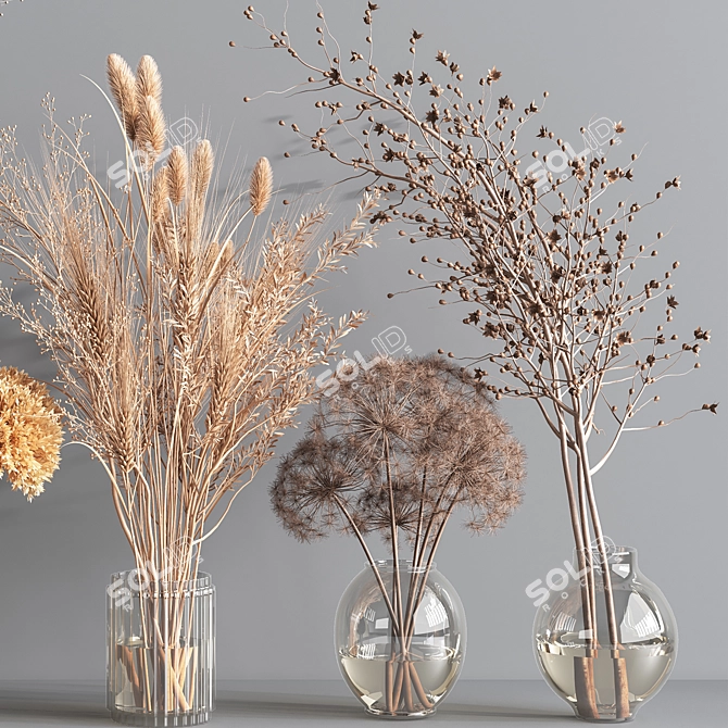 Collaction Plants Bouquet VRay 3D model image 6