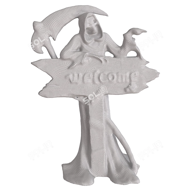 Grim Reaper Skeleton 3D Model 3D model image 7