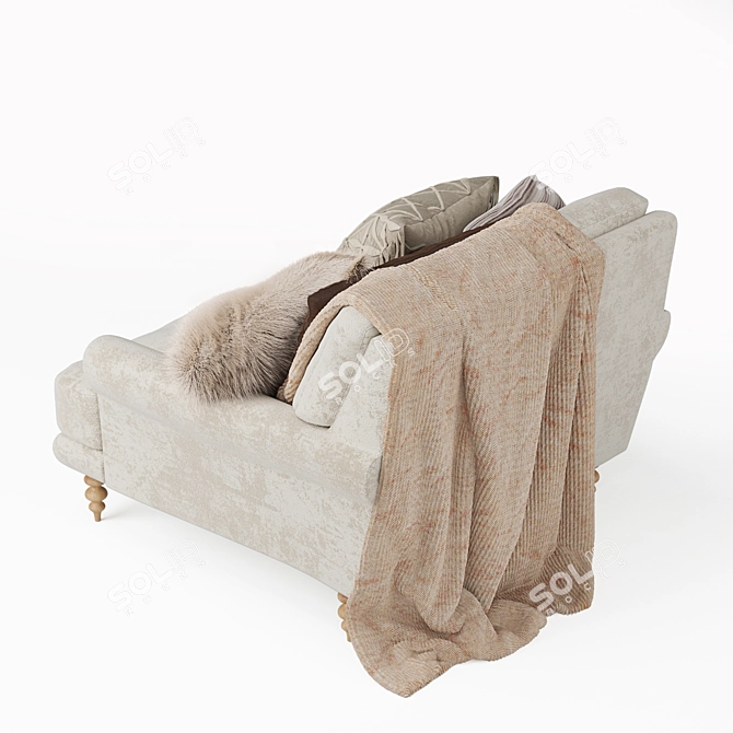 Maxwell Luxe Armchair 3D model image 6