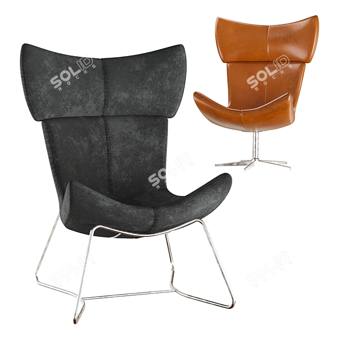 Imola Modern Chair 3D model image 2