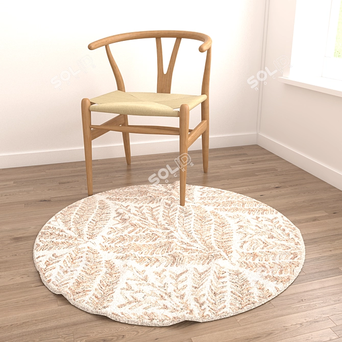 Versatile Set of 8 Rugs 3D model image 2