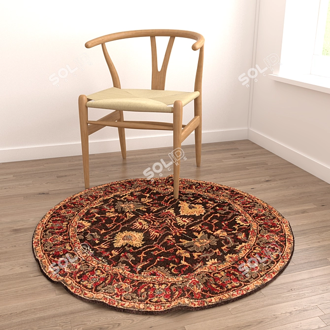 Versatile Collection of 8 Rugs: VRayFur, VRayDisplacementMod & CoronaDisplacementMod Varieties 3D model image 3