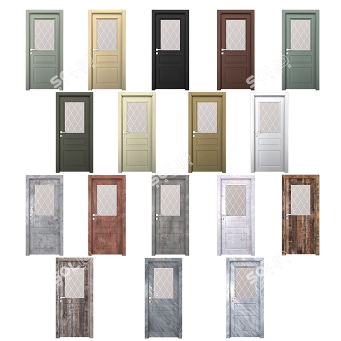 Timeless Elegance: NEO CLASSIC Interior Doors (Holz) 3D model image 2