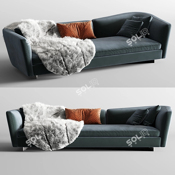 Sleek and Modern Minotti Seymour 3D model image 3