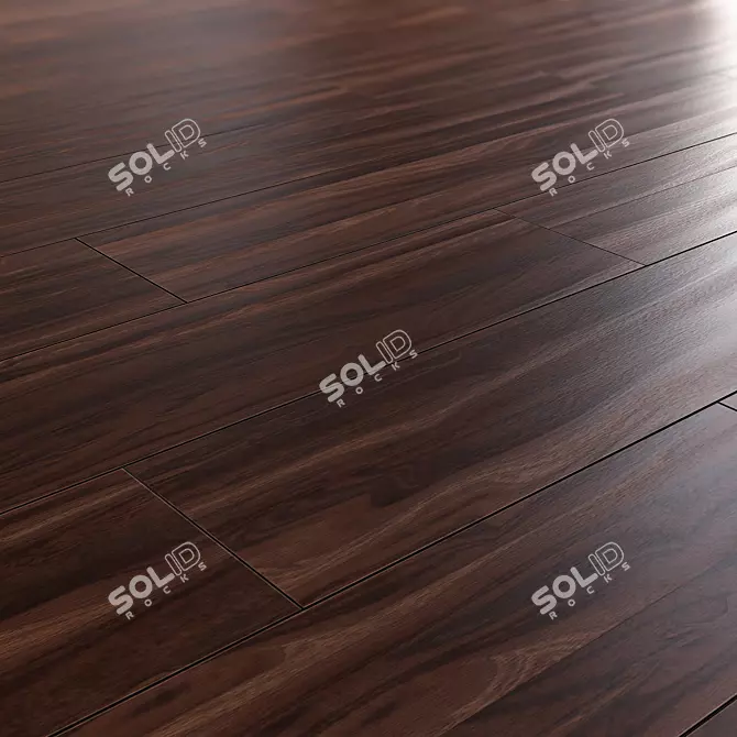 Parquet 4K Chevron 3D model image 2