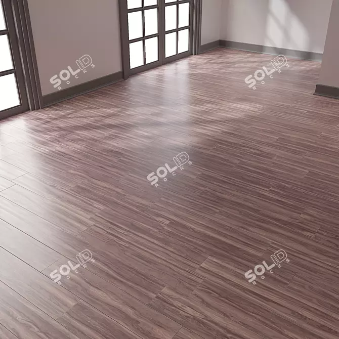 Parquet 4K Chevron 3D model image 5