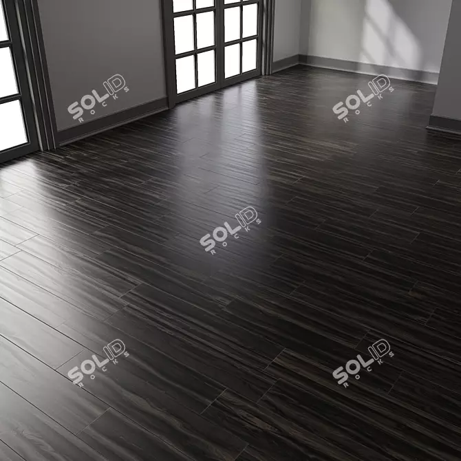 Parquet 4K Chevron 3D model image 6