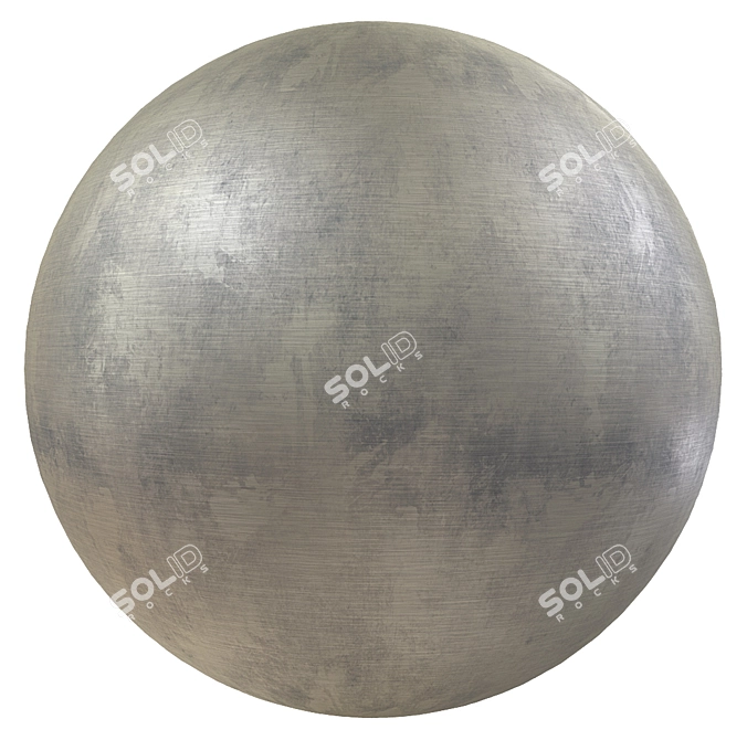 Seamless Metal Texture 4K 3D model image 1