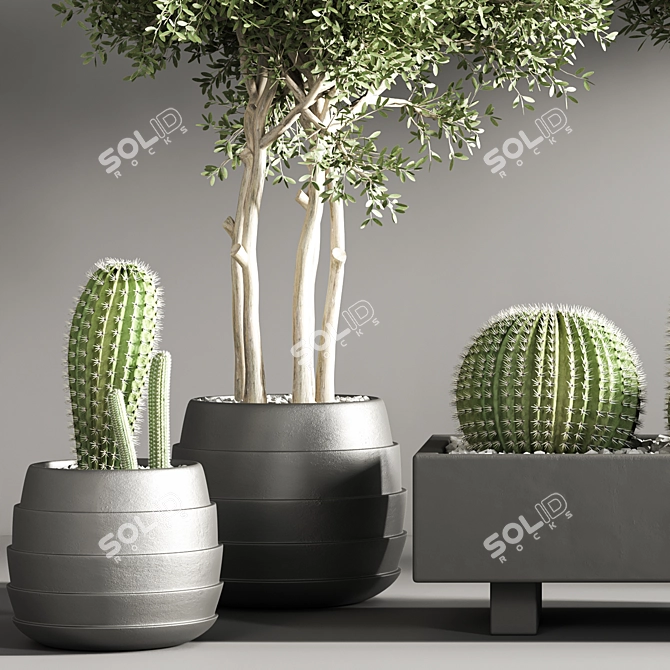 Modern Indoor Plant Stand 37 3D model image 5