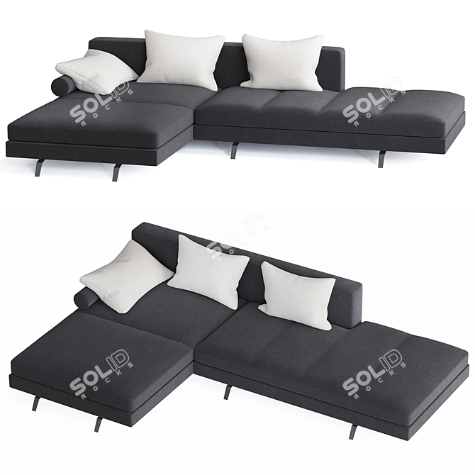 Bruce | 1335: Sleek and Sophisticated Sofa 3D model image 1