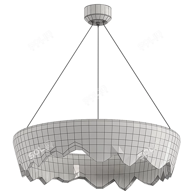 Oddly C: Modern Design Lamp 3D model image 2
