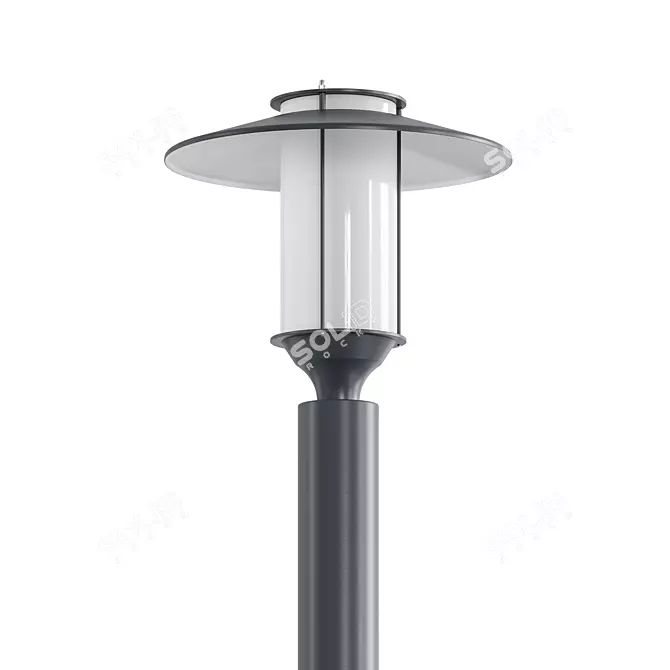 Elba Park LED Lamp: Safety and Style 3D model image 3