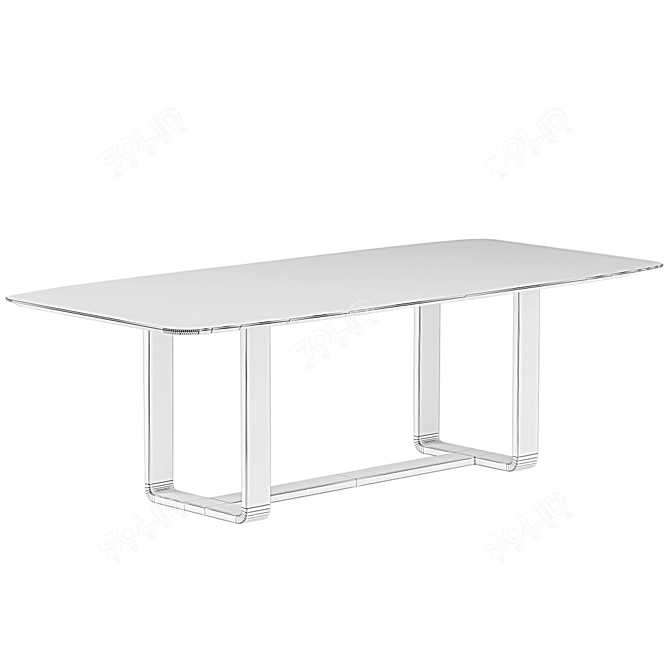 Kronco Larson Porcelain Dining Table 3D model image 2