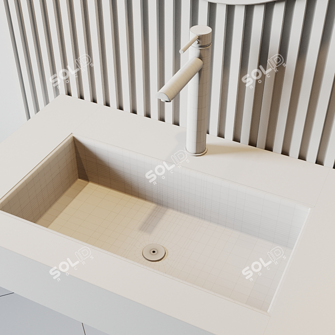 Luxurious Bath Set for Ultimate Relaxation 3D model image 5