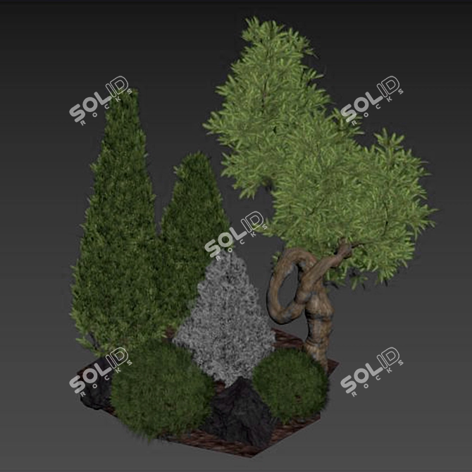 Outdoor Plant Collection Vol. 22: Versatile 3D Model 3D model image 4