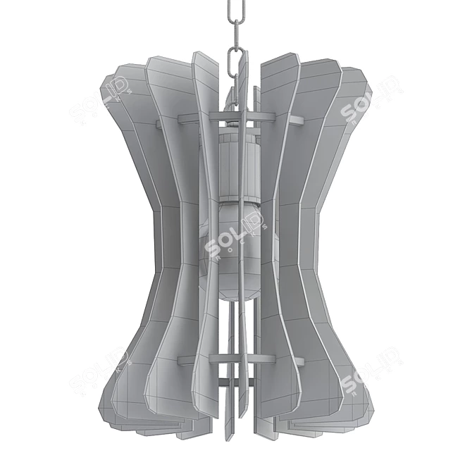 Veca Pendant Light: Italian Modern 3D model image 2