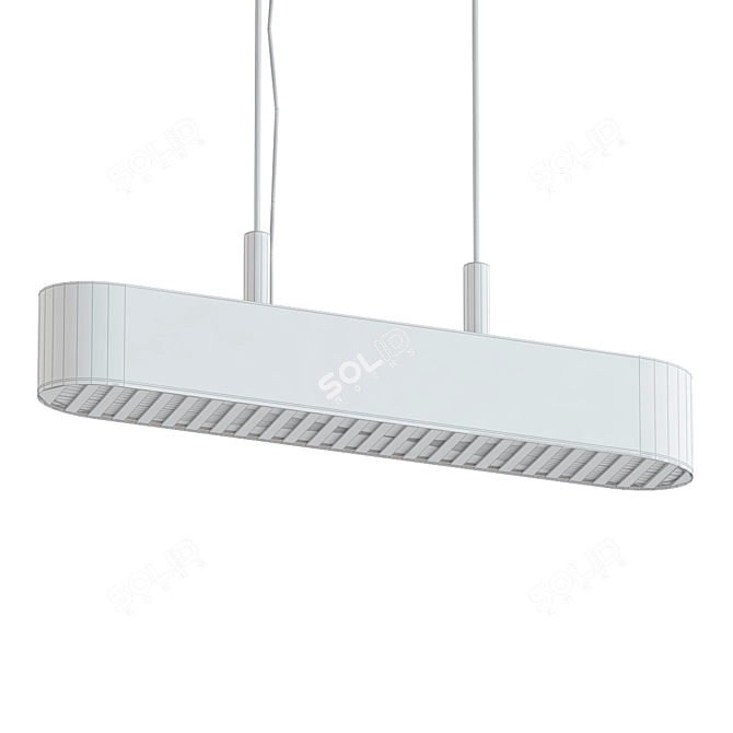 Sleek Colt Pendant Light 3D model image 2