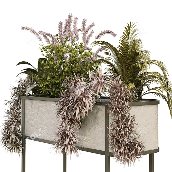Botanical Bliss: 192-Piece Plant Box Set 3D model image 5