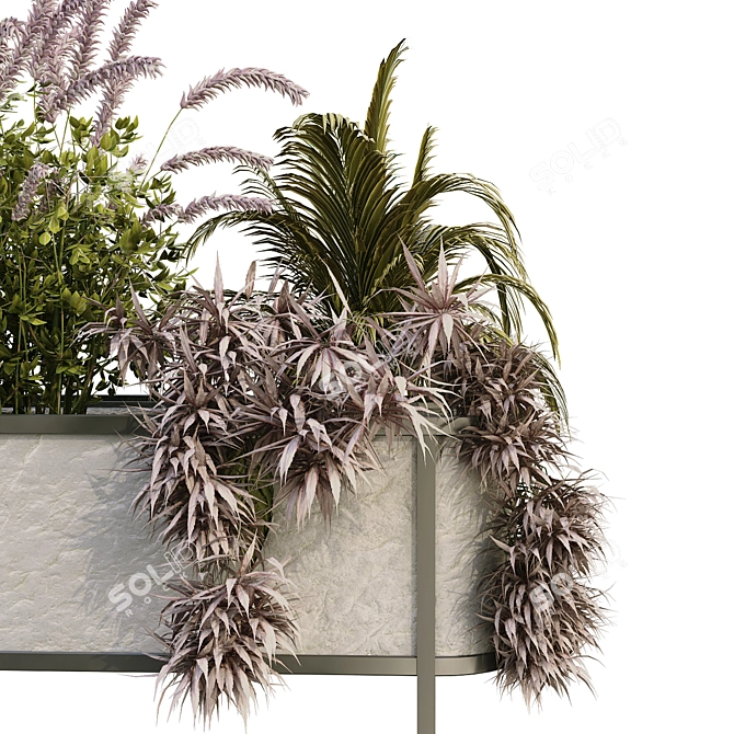 Botanical Bliss: 192-Piece Plant Box Set 3D model image 6