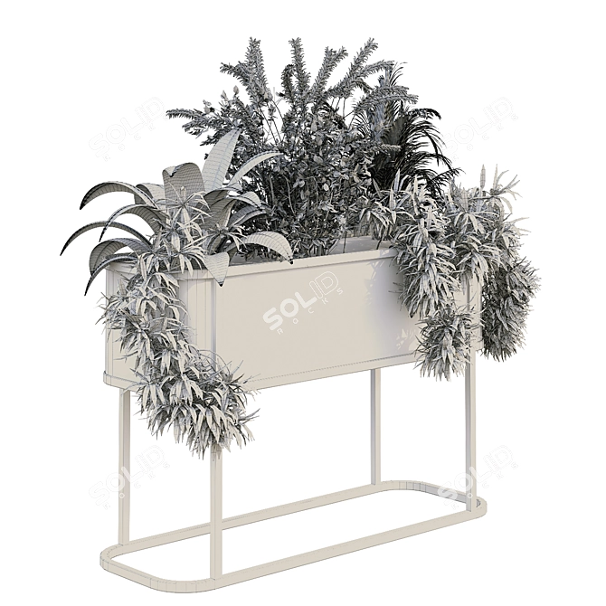 Botanical Bliss: 192-Piece Plant Box Set 3D model image 7