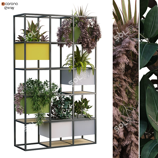 EcoTech Vertical Garden Kit 3D model image 1