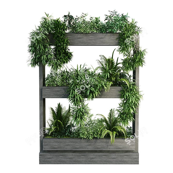 Vertical Oasis Plant Set 3D model image 3