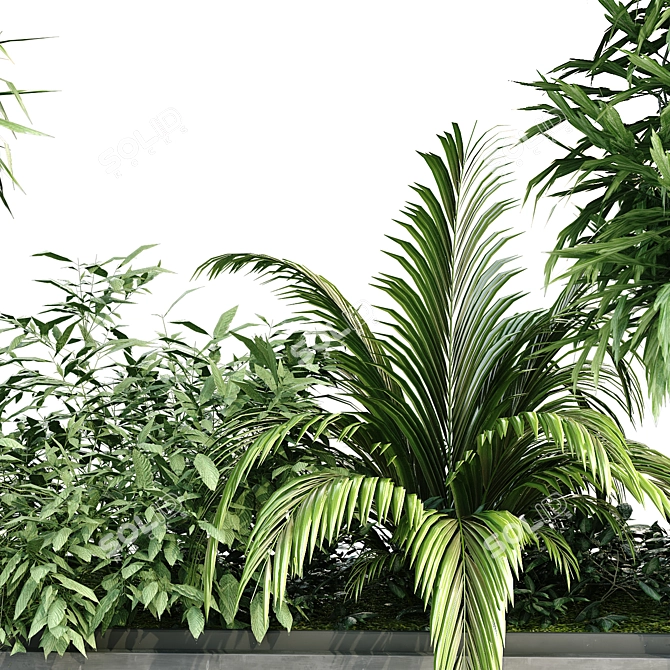 Vertical Oasis Plant Set 3D model image 6