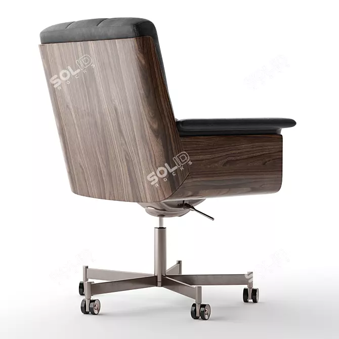 Modern Minotti Daiki Studio Chair 3D model image 4