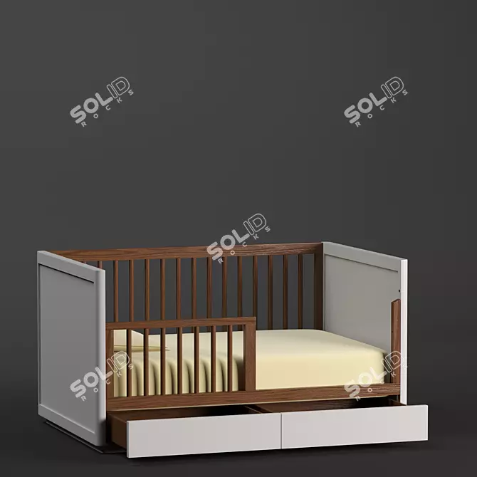 Versatile Kids Furniture Set 3D model image 4