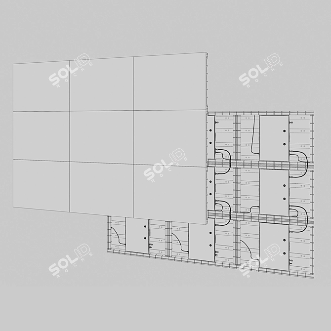 High-Definition LED Screen 3D model image 3