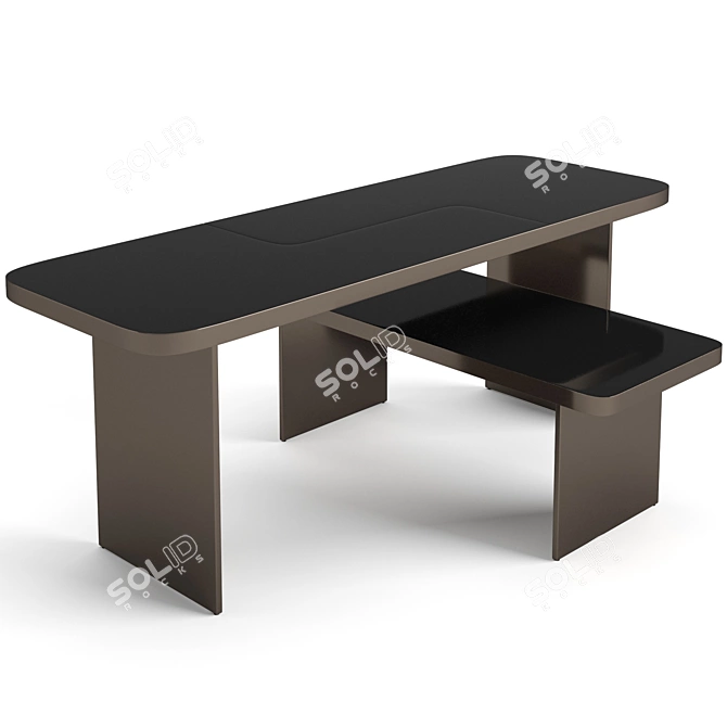 Elegant Minotti Clive Coffee Tables 3D model image 5