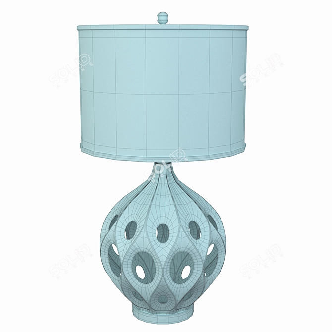 Elegant Safavieh Regina Table Lamp 3D model image 2