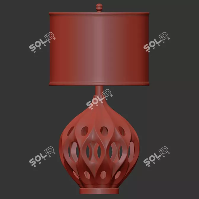 Elegant Safavieh Regina Table Lamp 3D model image 3