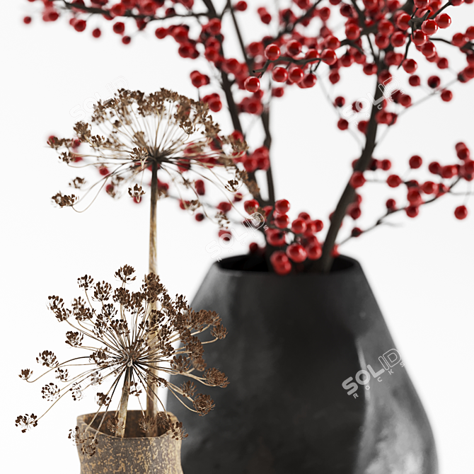 Elegant Glass Vase -  Handcrafted 3D model image 3