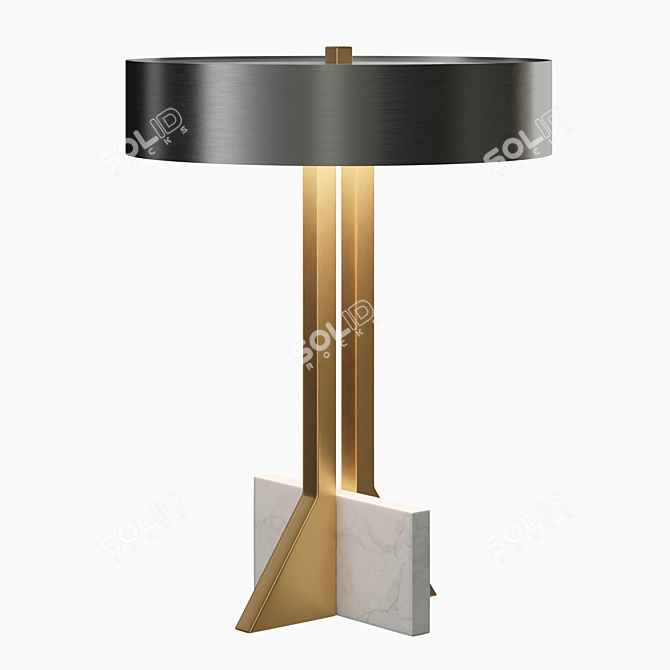 Modern Tower Table Lamp 3D model image 1