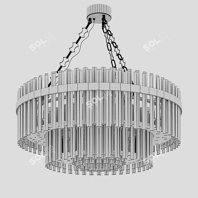 Riflessi 7200 S100 Pendant Chandelier 3D model image 4