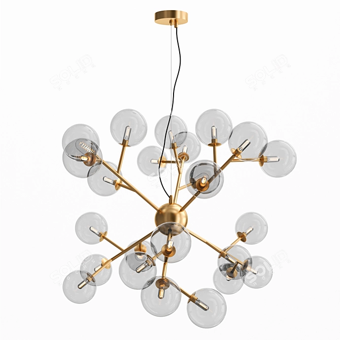 Elegant MAYTONI DALLAS Pendant 3D model image 1