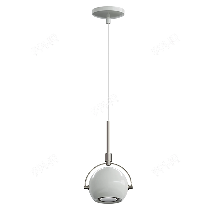 Modern Sphere Pendant Lamp 3D model image 1