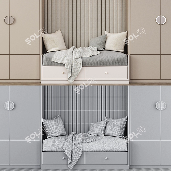 Geometric Room Decor Set 3D model image 3