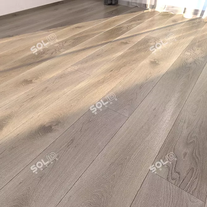 Camargue Parquet Floor: HD Textures, CORA Manufacturer 3D model image 1