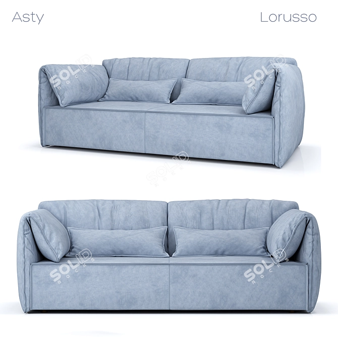 Title: Asti OM Comfort Sofa 3D model image 1