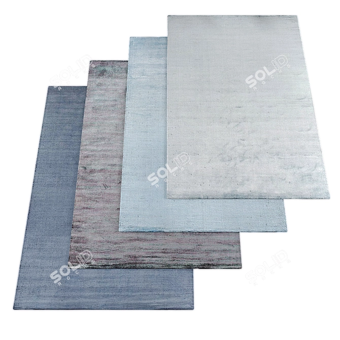 High-Quality Rug Collection 3D model image 1